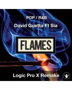Flames (David Guetta & Sia) Logic Pro X Project Cover