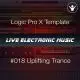 Uplifting Trance Logic Pro X Template + Free Tutorial | Live Electronic Music 018